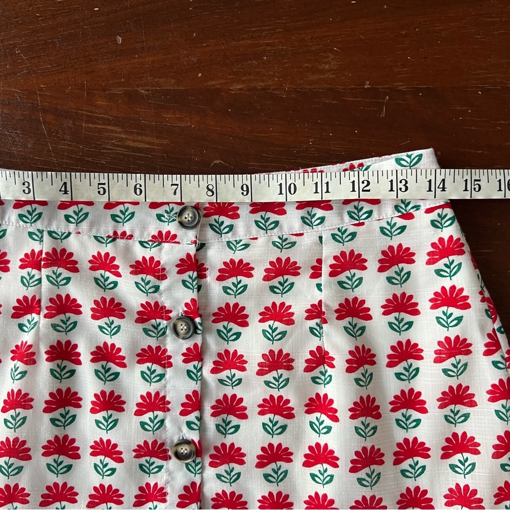 Button-Down Ruffle Mini Skirt | M - Picture 5 of 8